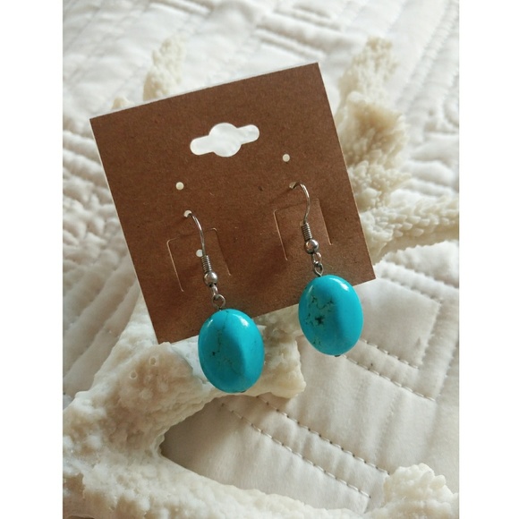 ⚜️ Real vintage turquoise earrings - Picture 8 of 9